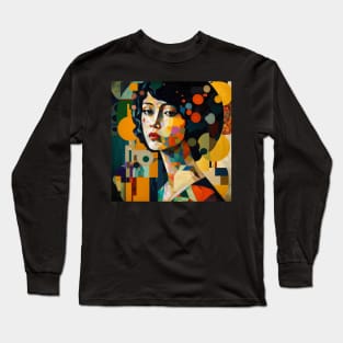 Asian Abstract #28 Long Sleeve T-Shirt